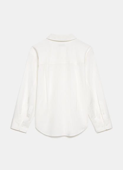 White Oversized Tailored Shirt