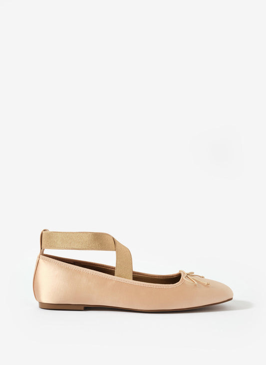 Kallie Pink Strappy Ballet Flats