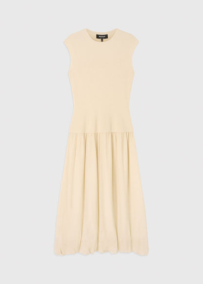 Butter Knitted 2In1 Bubble Hem Dress