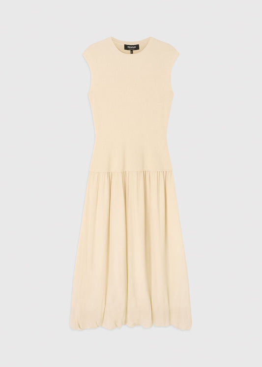 Butter Knitted 2In1 Bubble Hem Dress