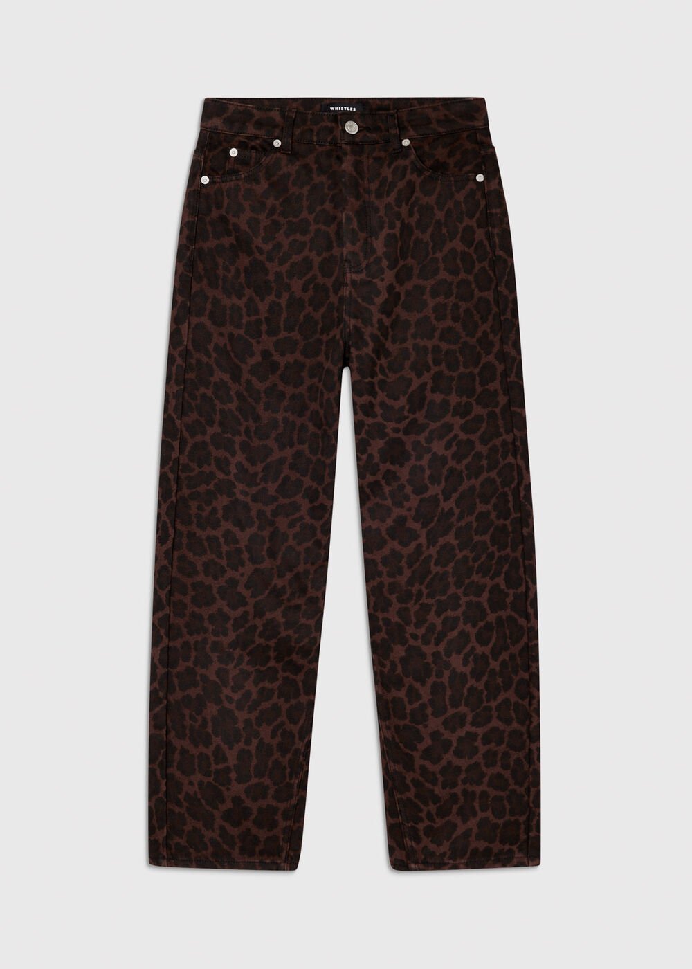 Leopard Print Leopard Print Barrel Jean