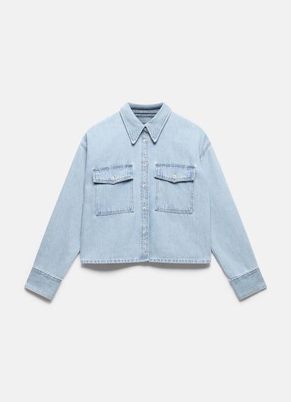 Light Indigo Denim Shirt