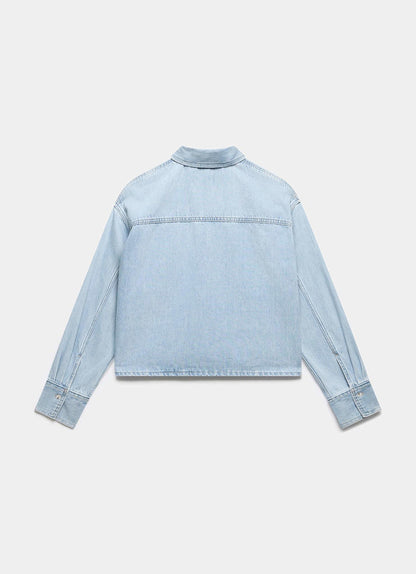 Light Indigo Denim Shirt