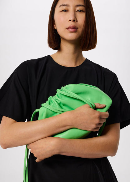 Green Limited Soft Ruched Bag