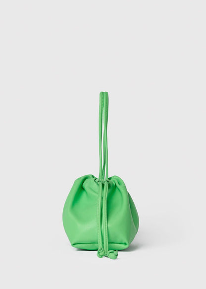 Green Limited Soft Ruched Bag