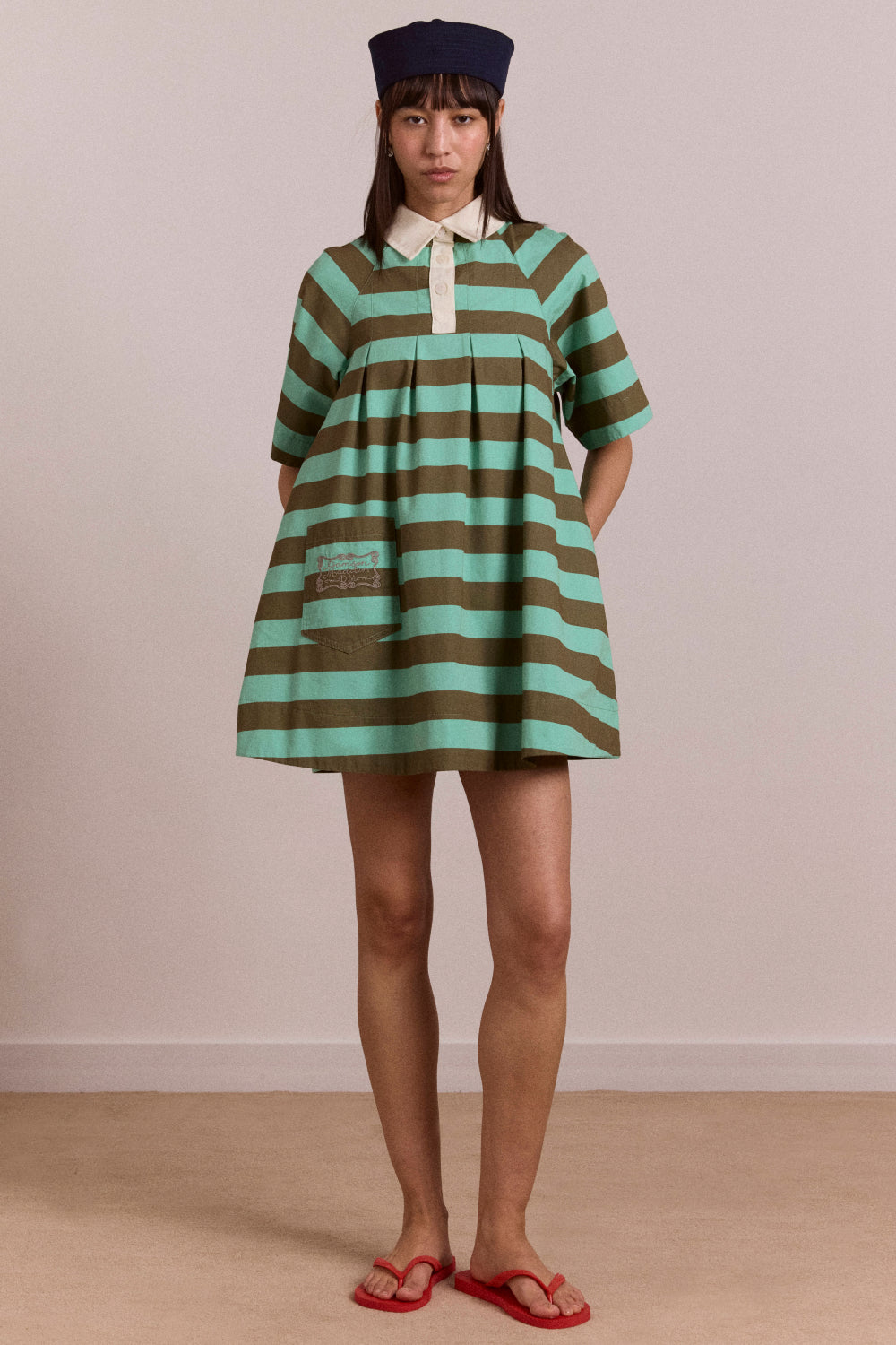 Maggie mini polo dress