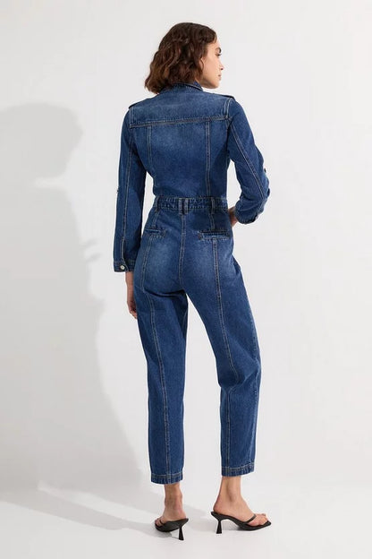 Denim Boiler Jumpsuit