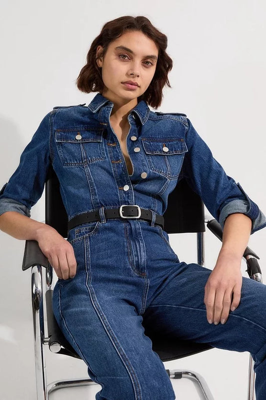 Denim Boiler Jumpsuit