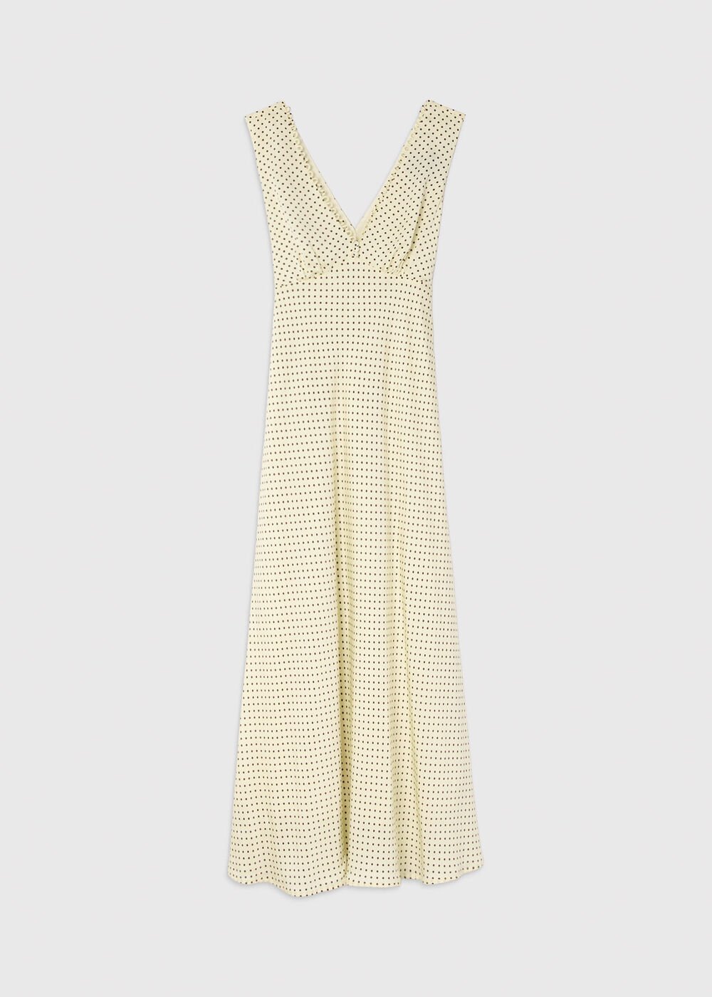 Yellow/Multi Mini Spot Sleeveless Dress