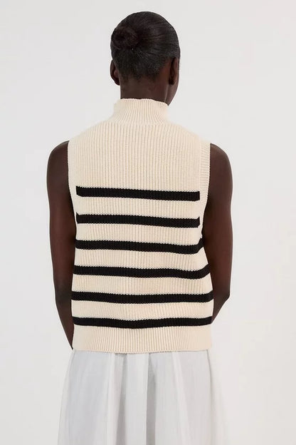 Ribbed Cotton Knitted Tank