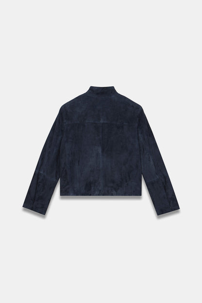Navy Suede Jacket