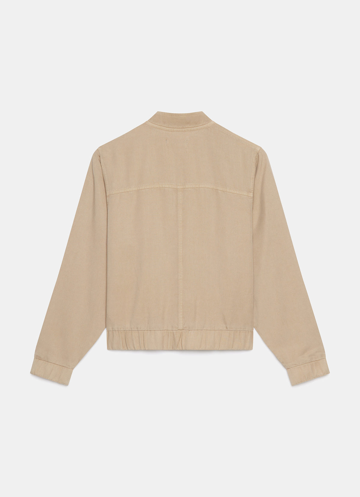 Neutral Washed Bomber Jacket