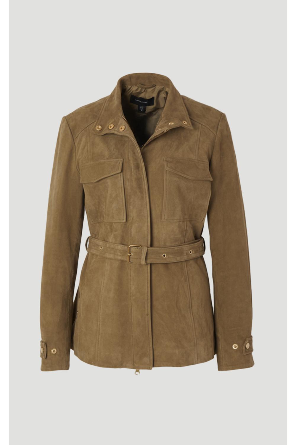 Suede Utility Jacket