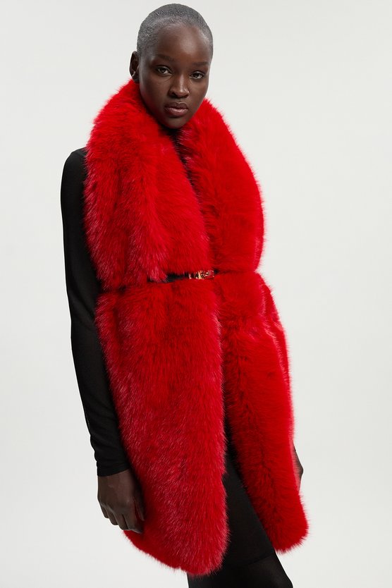 Faux Fur Scarf