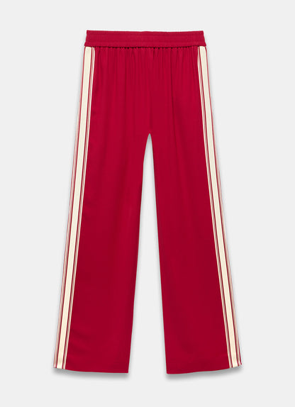 Red Side Stripe Trousers