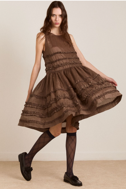 Reed Ruffle Mini Dress