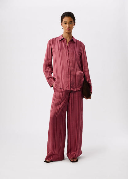 Pink/Multi Satin Stripe Shirt