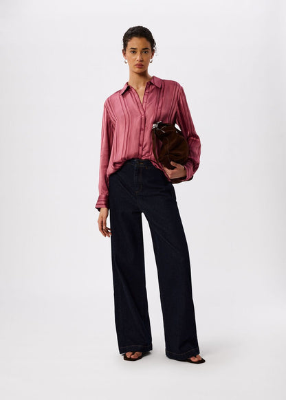 Pink/Multi Satin Stripe Shirt