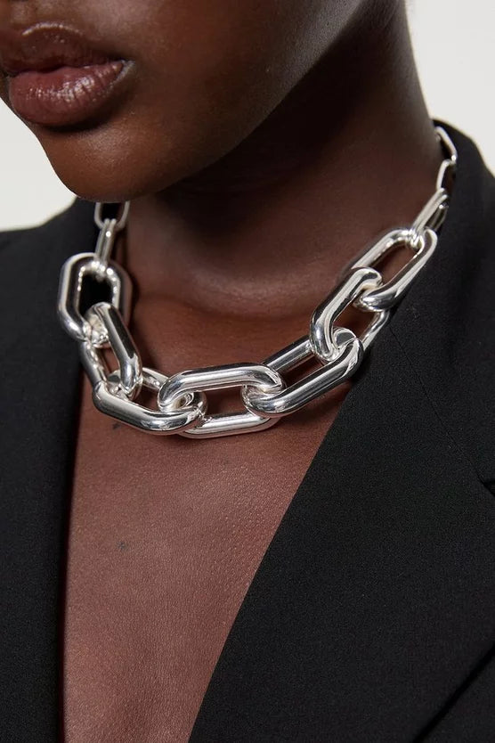 Chunky Chain Statement Necklace