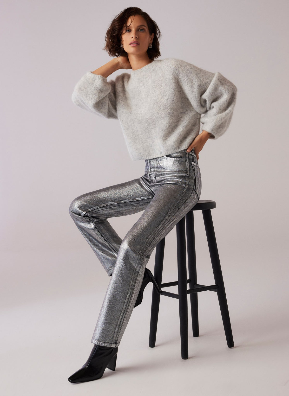 Silver Coated Every Occasion Slim Jeans