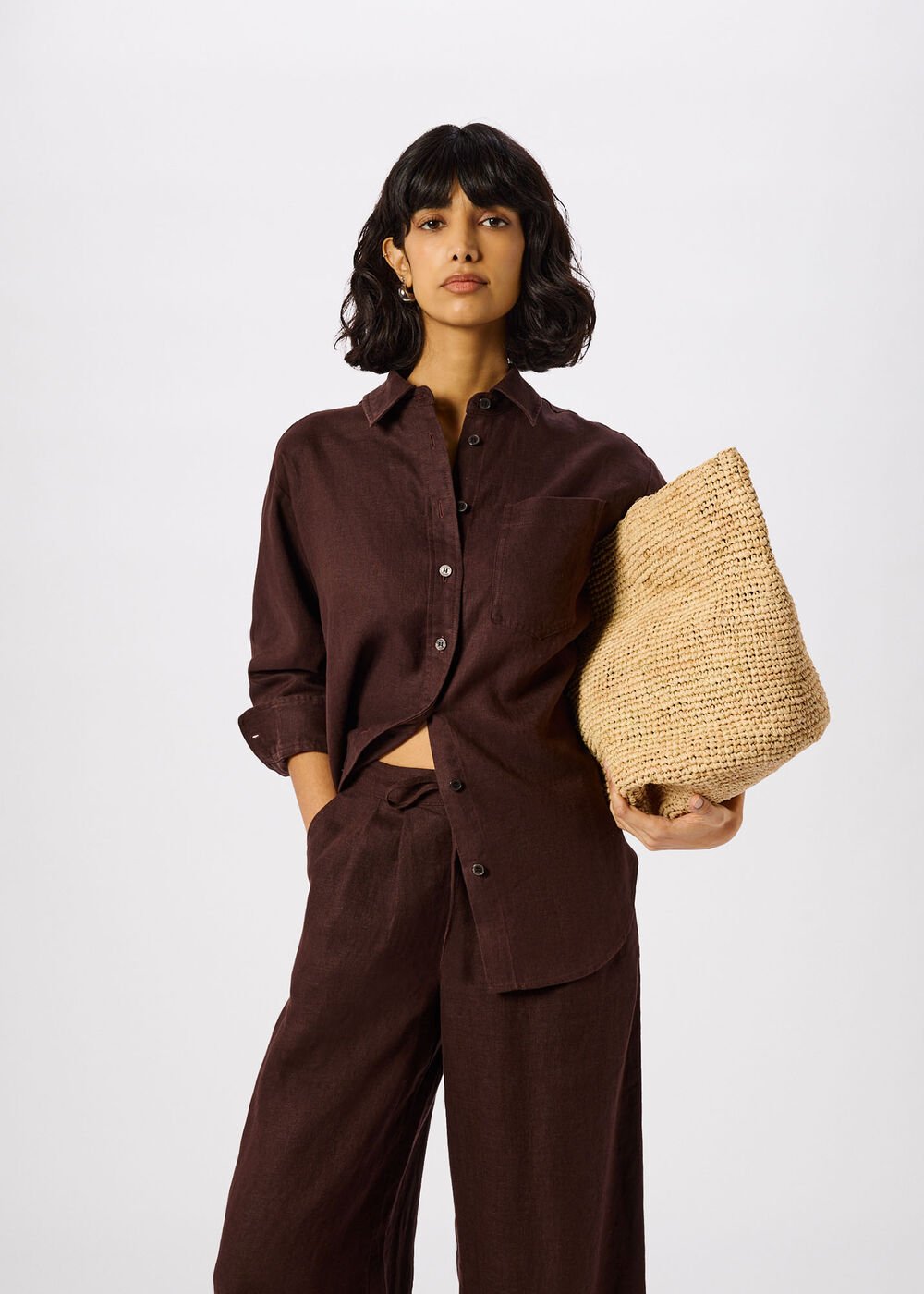 Brown Ultimate Linen Shirt