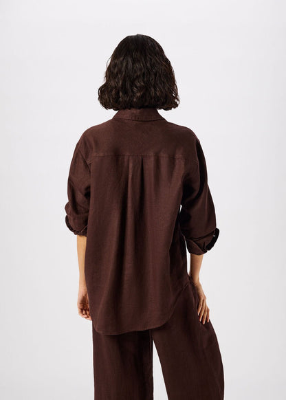 Brown Ultimate Linen Shirt
