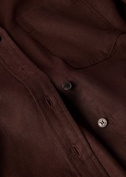 Brown Ultimate Linen Shirt