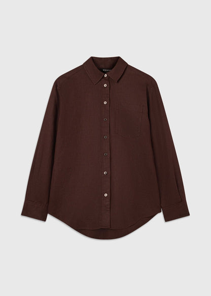 Brown Ultimate Linen Shirt