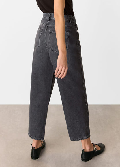 Grey Authentic Barrel Leg Jeans