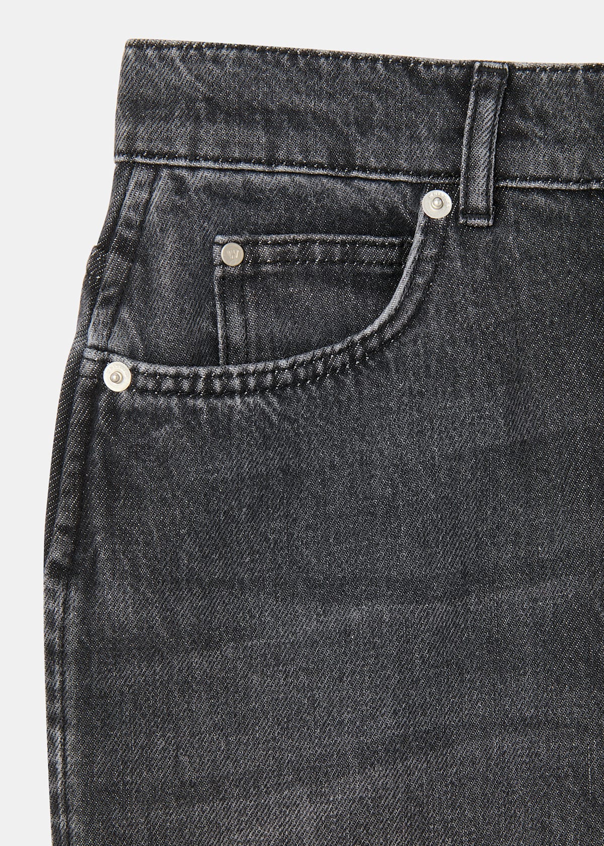 Grey Authentic Barrel Leg Jeans