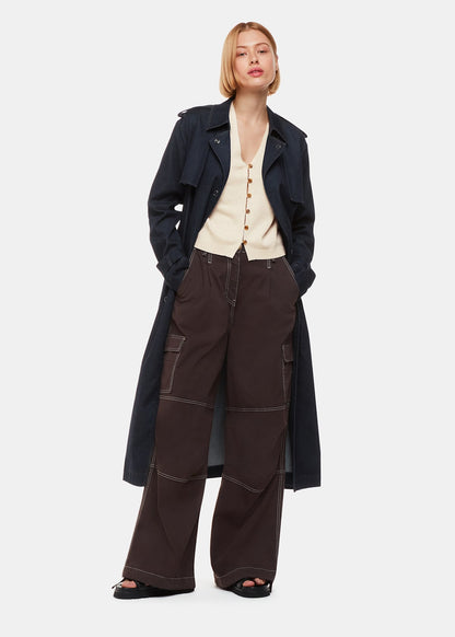 Oatmeal Bailey Button Through Tank
