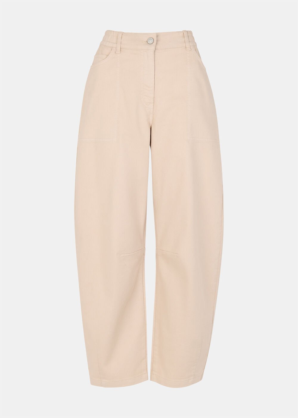 Neutral Barrel Leg Trouser