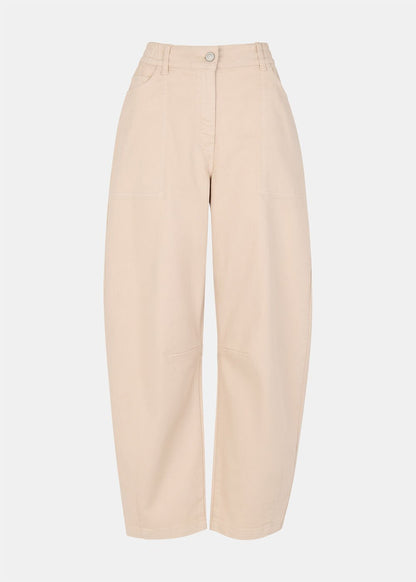 Neutral Barrel Leg Trouser
