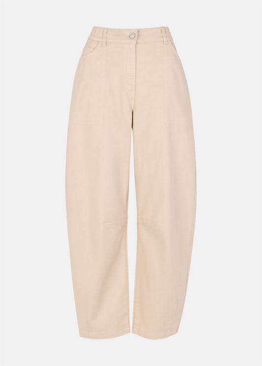 Neutral Barrel Leg Trouser