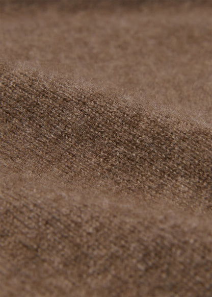 Neutral Cashmere Button Cardigan