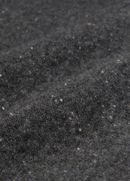 Cashmere Fleck Seam Neck Knit
