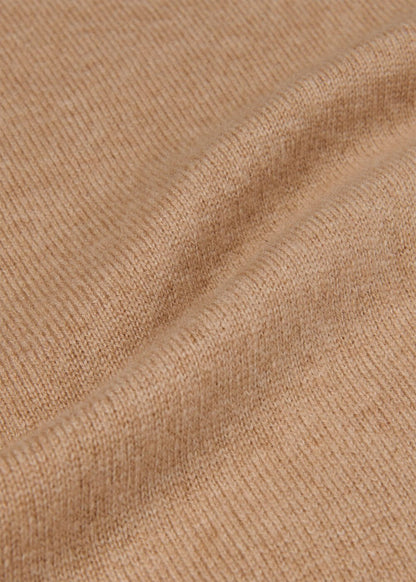 Cashmere Seam Detail Crew Knit