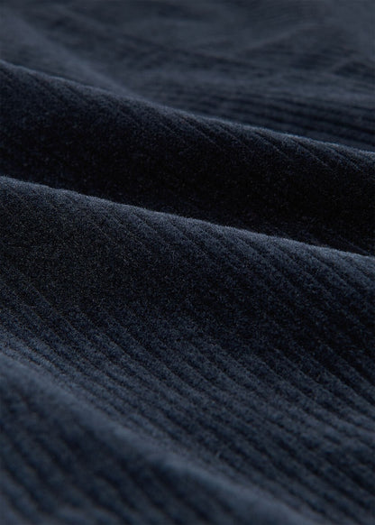 Navy Casual Pocket Cord Jacket