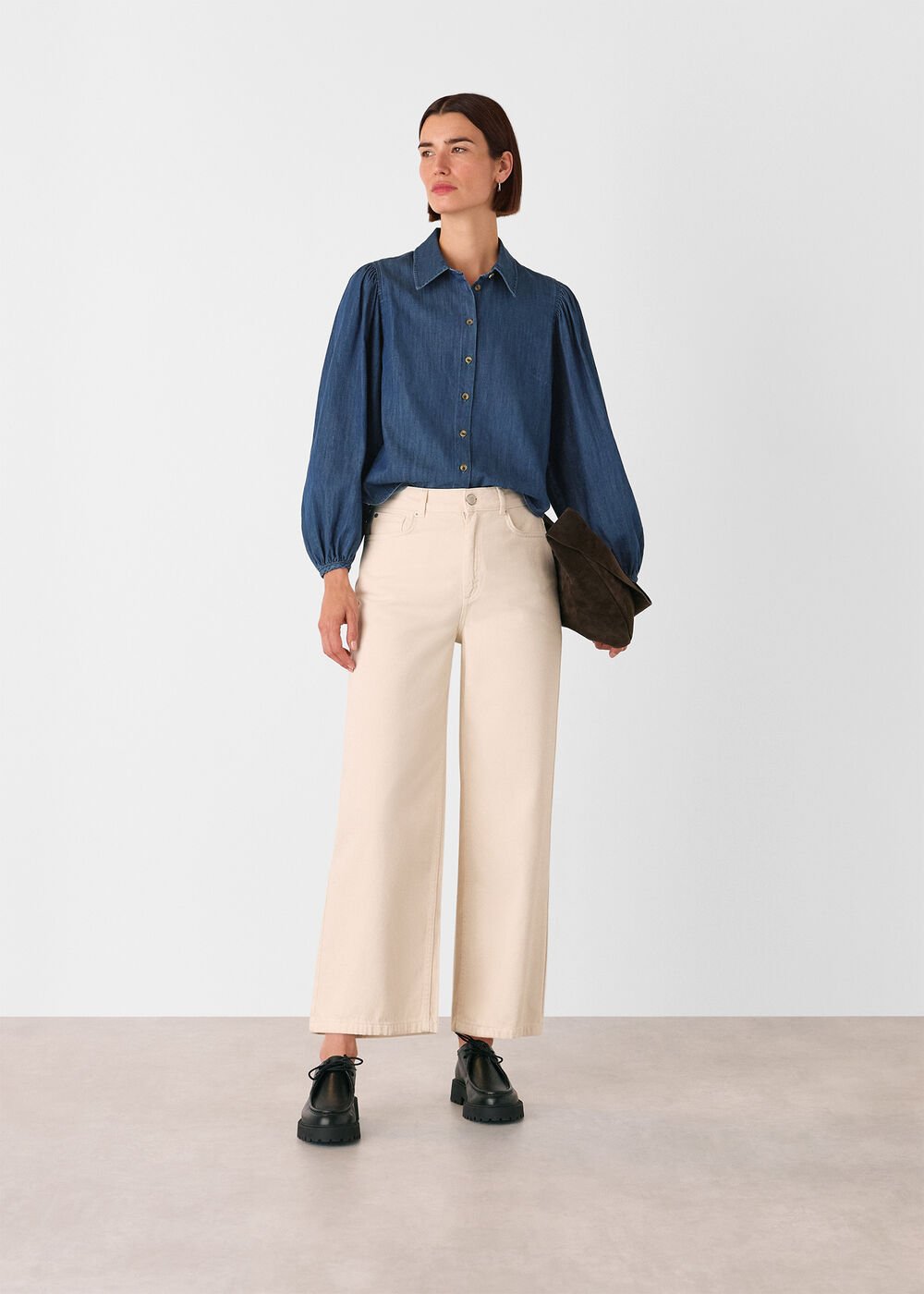Denim Chambray Cotton Shirt