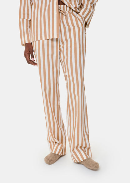 Ivory/Multi Cotton Stripe Pyjama Bottom