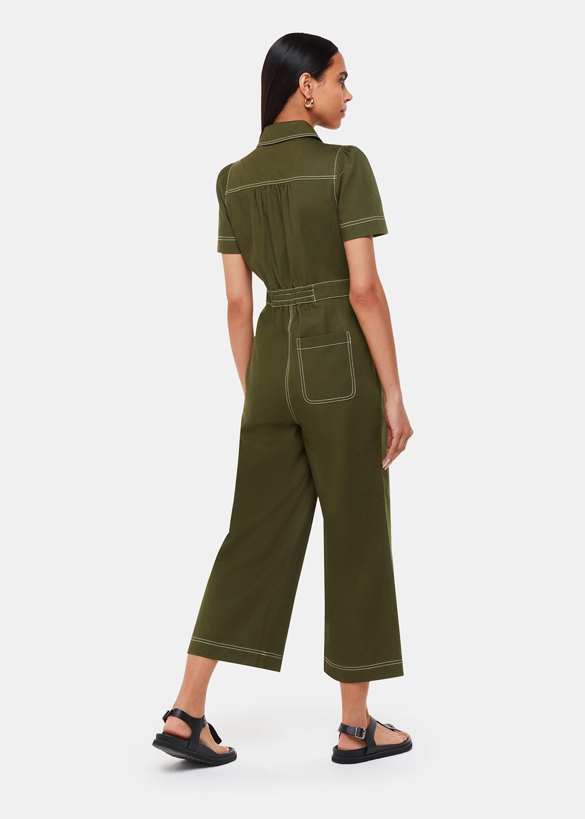 Khaki Della Jumpsuit