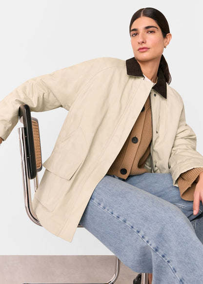 Neutral Fern Waxed Jacket