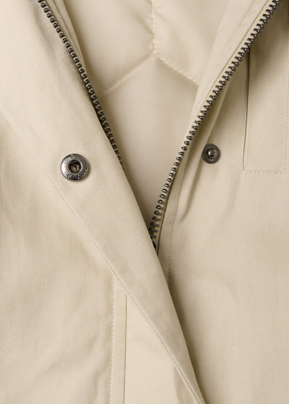 Neutral Fern Waxed Jacket