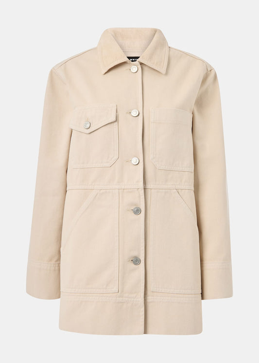 Neutral Jo Utility Jacket