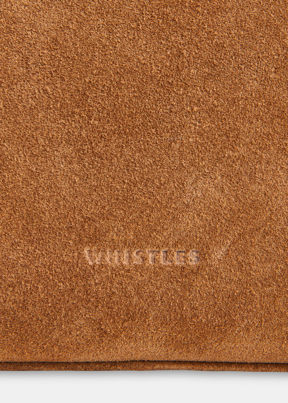 Tan Kaia Suede Crossbody Bag