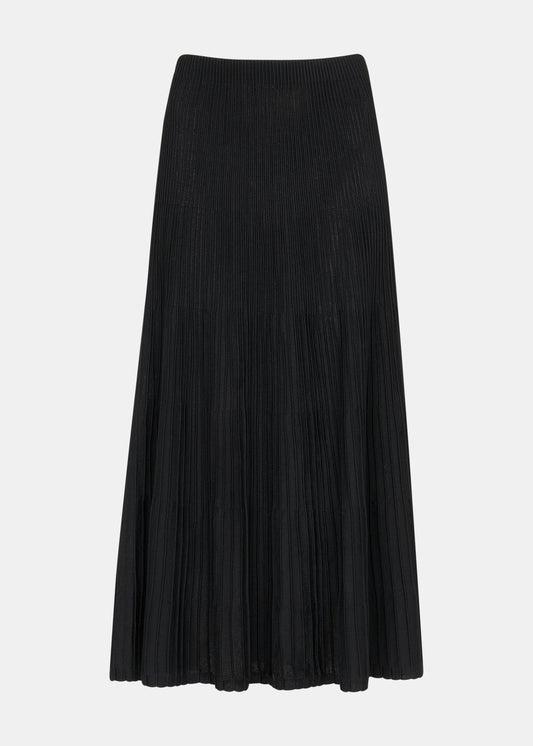 Knitted Pleated Skirt