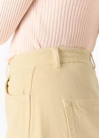 Neutral Lola Cotton Blend Trouser