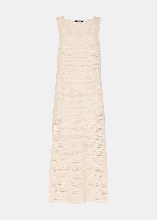 Ivory Long Crochet Beach Dress