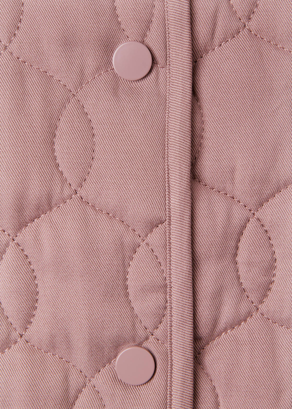 Dusty Pink Maya Cotton Quilted Jacket