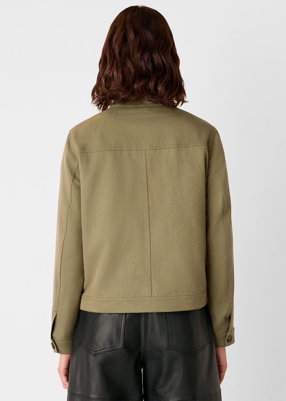 Khaki Mia Pocket Detail Jacket